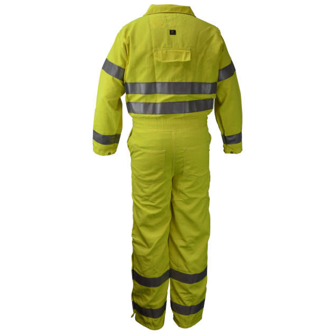Neese VM7CA3 Modacrylic High Visibility FR Coverall (CAT 2) - Fluorescent Yellow