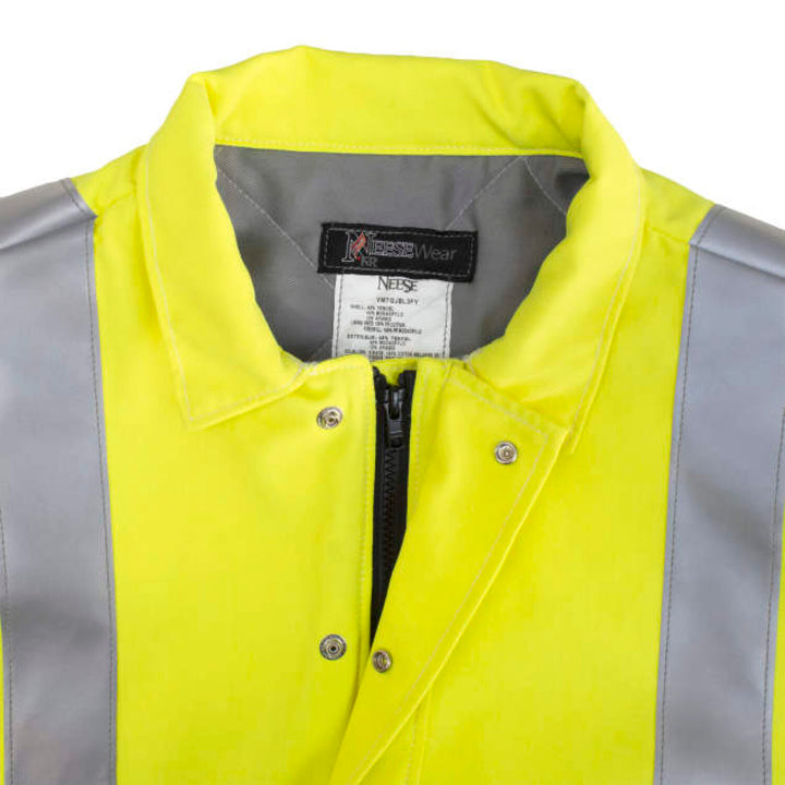 Neese VM7JBL3 High Visibility FR Jacket with FR InsulAir® Quilted Lining - Fluorescent Yellow