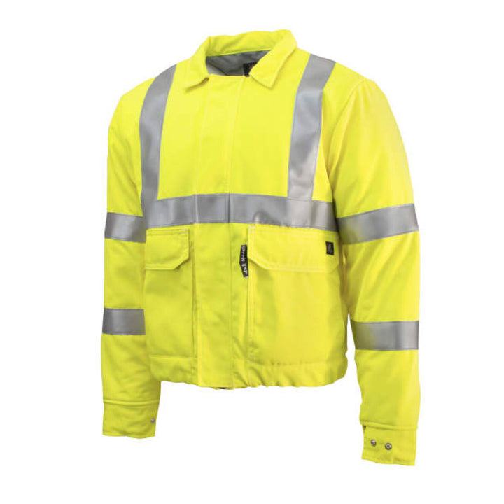 Neese VM7JBL3 High Visibility FR Jacket with FR InsulAir® Quilted Lining - Fluorescent Yellow