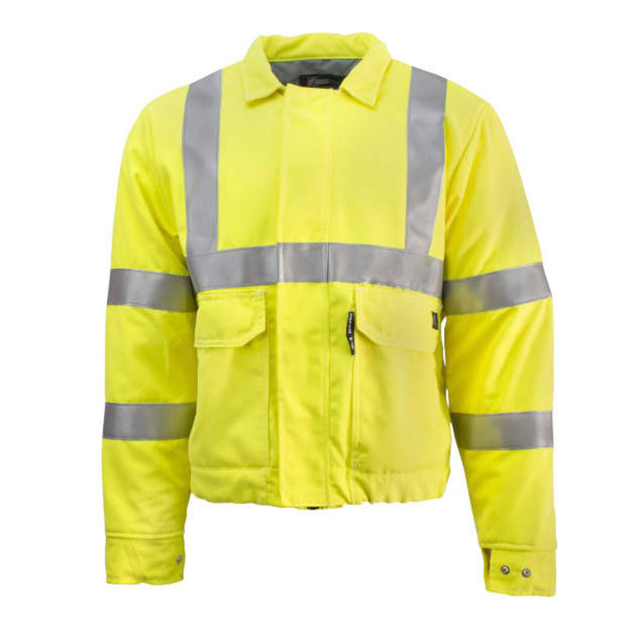 Neese VM7JBL3 High Visibility FR Jacket with FR InsulAir® Quilted Lining - Fluorescent Yellow
