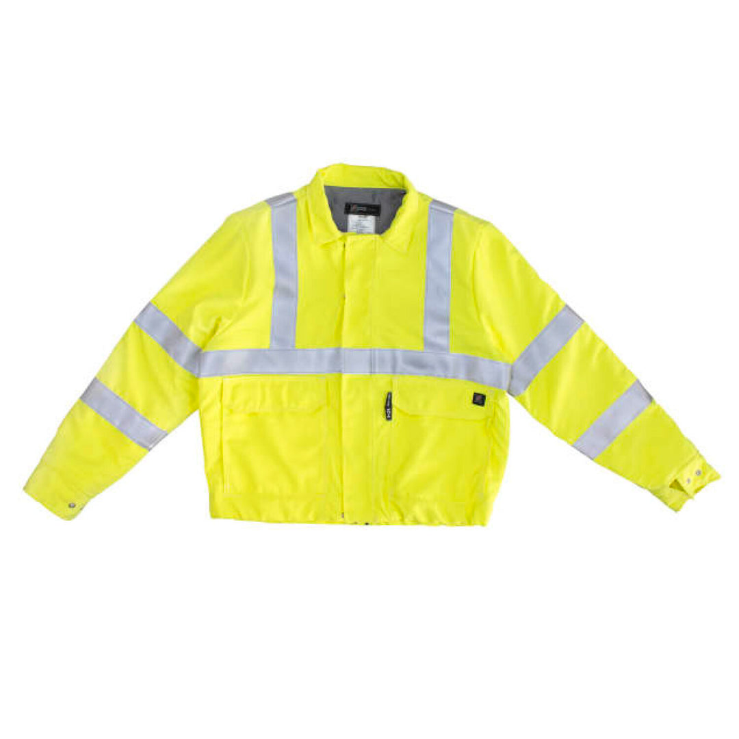 Neese VM7JBL3 High Visibility FR Jacket with FR InsulAir® Quilted Lining - Fluorescent Yellow