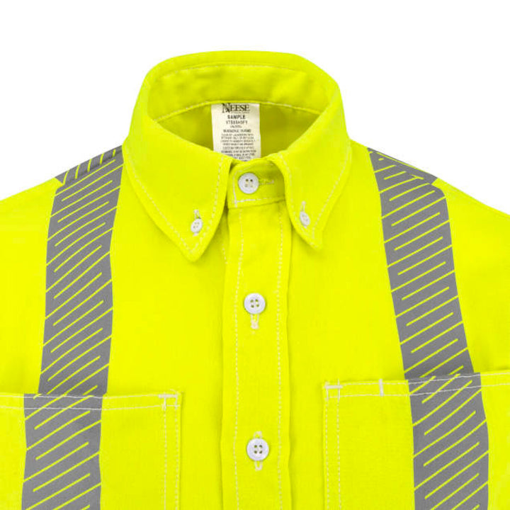 Neese VTS5SH3 Tecasafe® One 5.7 oz Class 3 FR Shirt - Fluorescent Yellow