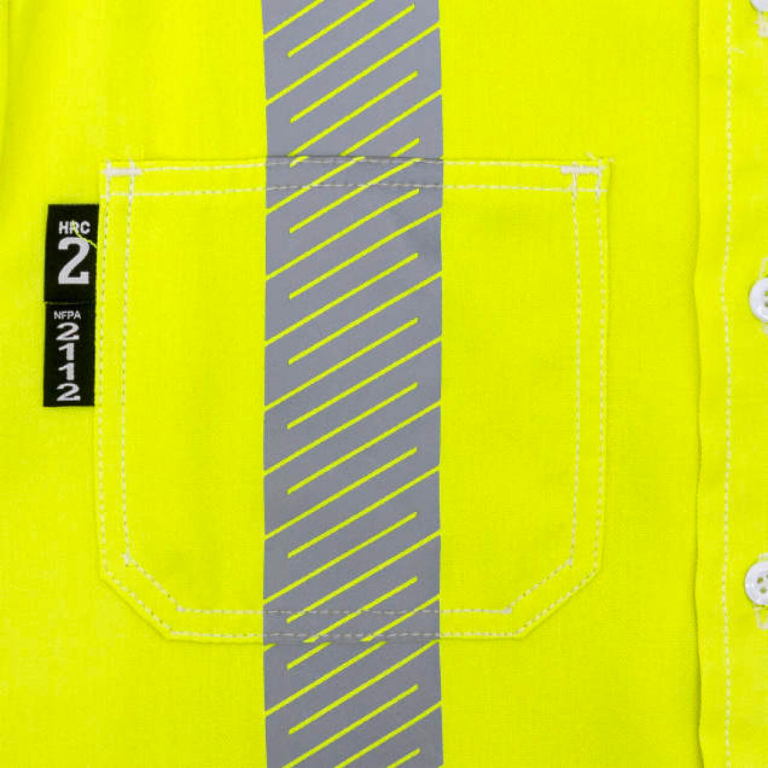 Neese VTS5SH3 Tecasafe® One 5.7 oz Class 3 FR Shirt - Fluorescent Yellow