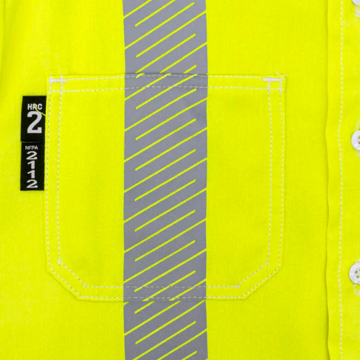 Neese VTS5SH3 Tecasafe® One 5.7 oz Class 3 FR Shirt - Fluorescent Yellow
