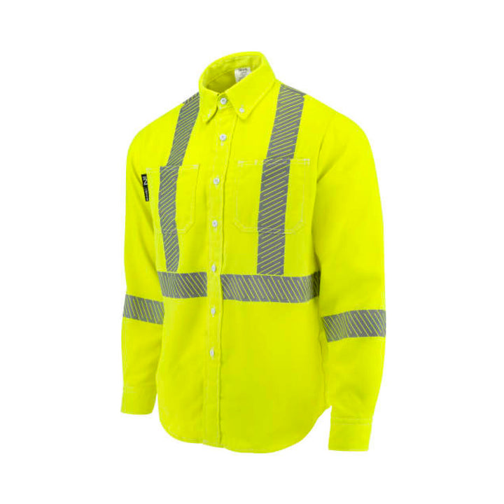 Neese VTS5SH3 Tecasafe® One 5.7 oz Class 3 FR Shirt - Fluorescent Yellow
