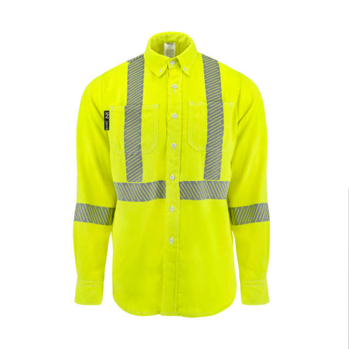 Neese VTS5SH3 Tecasafe® One 5.7 oz Class 3 FR Shirt - Fluorescent Yellow