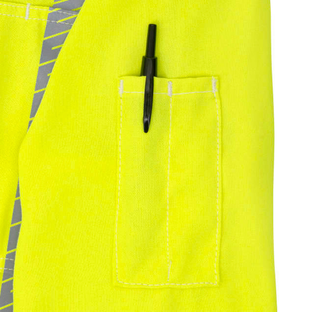 Neese VTS5VSH3 Tecasafe® One 5.7 oz Class 3 Vented FR Shirt - Fluorescent Yellow
