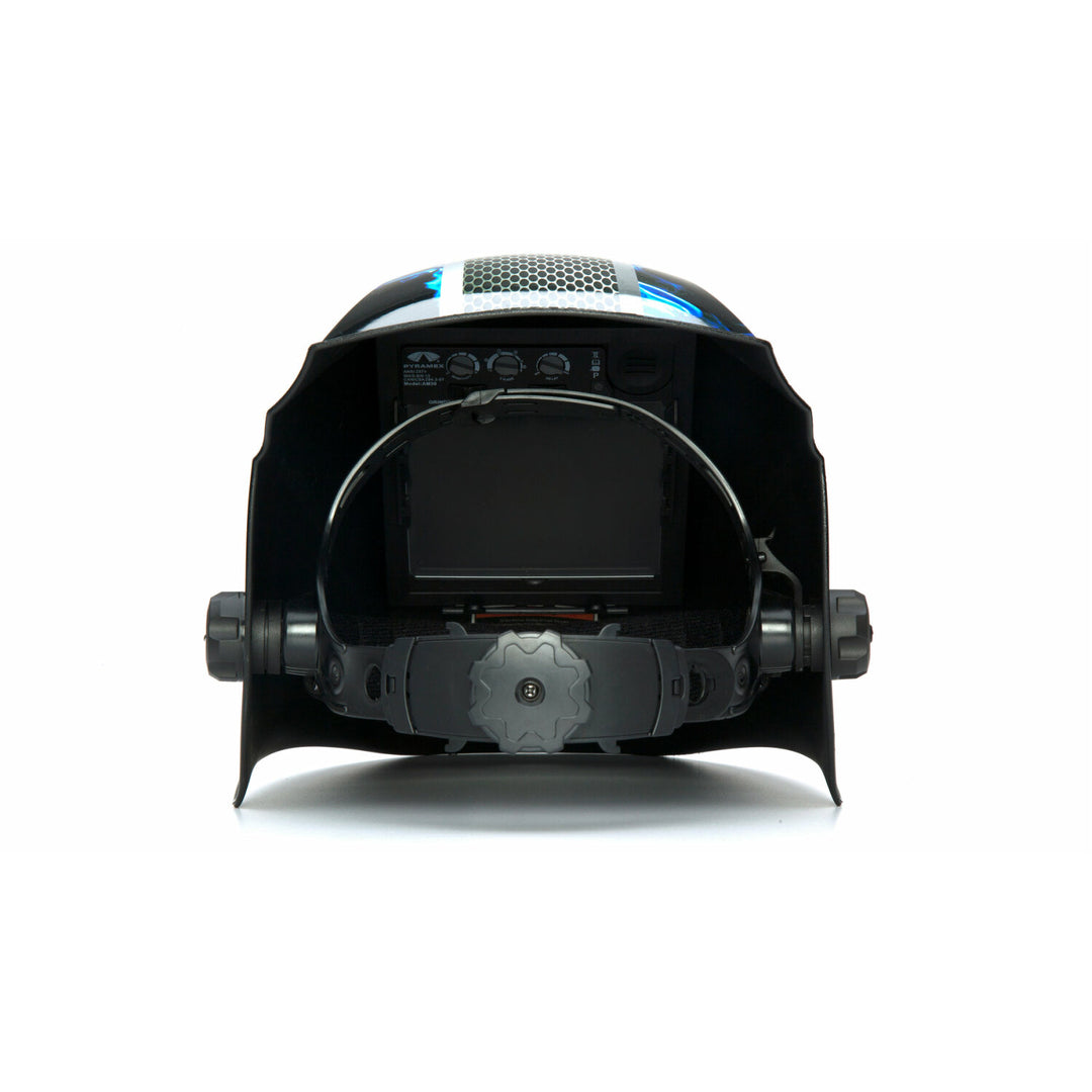 Pyramex WHAM3030FM Auto Darkening Helmet - Fire Metal 98x87 mm