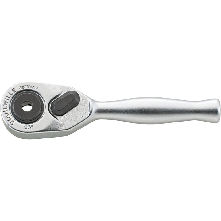 Stahlwille 11133030 418B Mini Fine Tooth Reversible Bit Ratchet, 1/4"