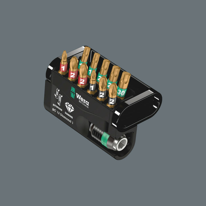 Wera Bit-Check 12 Diamond 1, 12 pieces