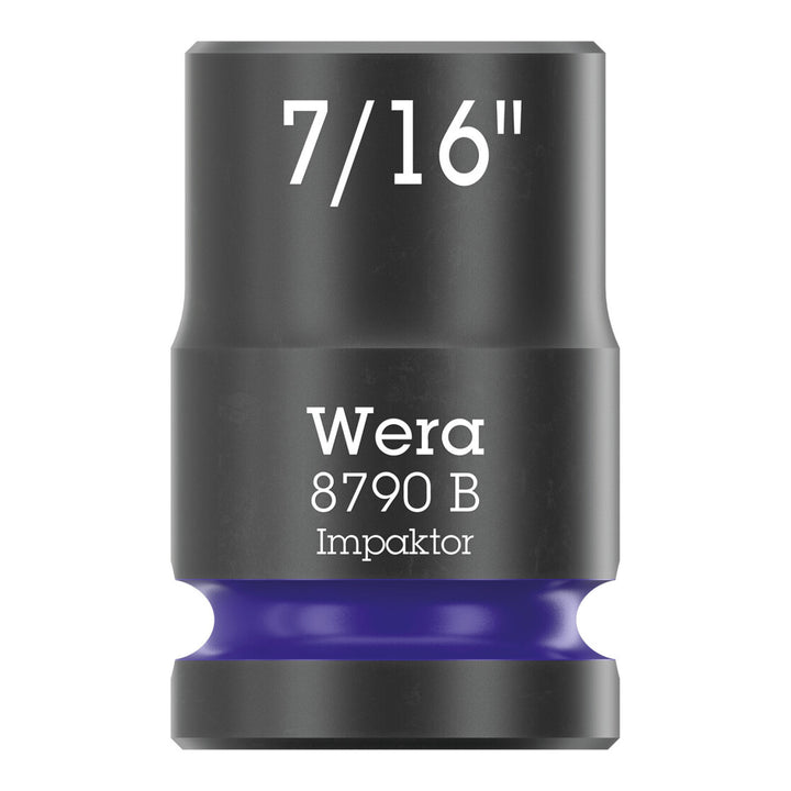 Wera 8790 B Impaktor socket with 3/8" drive, 7/16" x 30 mm