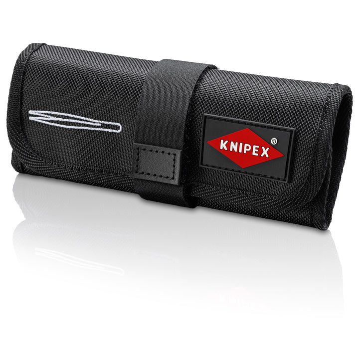 Knipex 92 00 02 5 Pc Premium Stainless Steel Tweezer Set in a Tool Roll