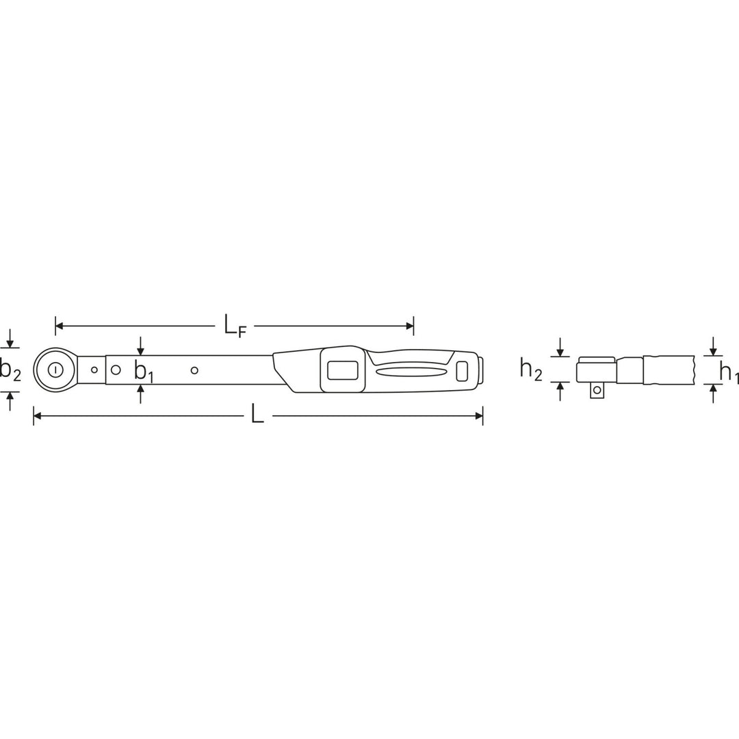 Stahlwille 96503105 3/8" Torque Wrench 10Nm - 50Nm