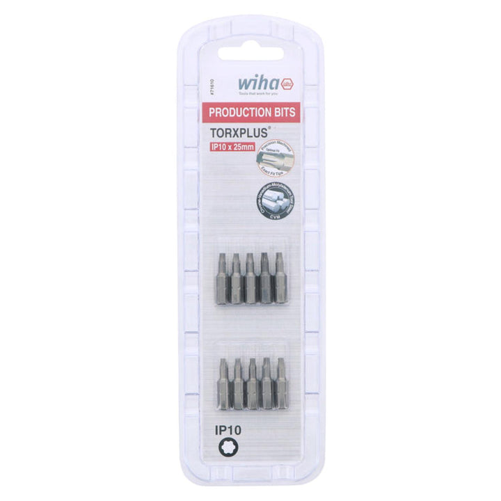 Wiha Tools 71610 IP10 x 25mm TORX® Plus Insert Bit