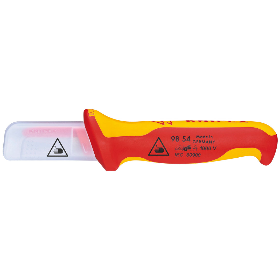 Knipex 98 54 SB 7 1/2" Cable Knife-1000V Insulated