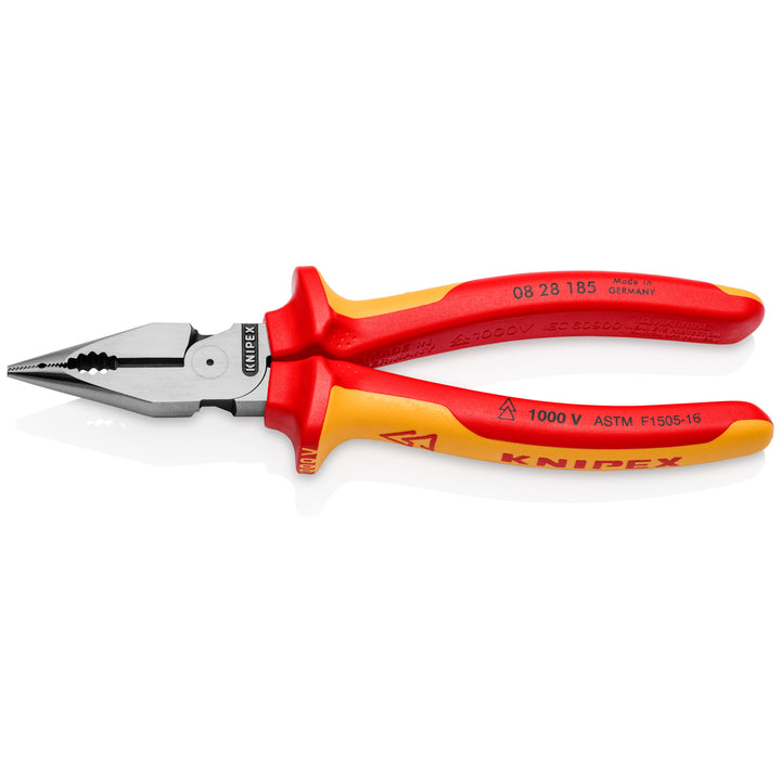 Knipex 08 28 185 SBA 7 1/4" Needle-Nose Combination Pliers-1000V Insulated
