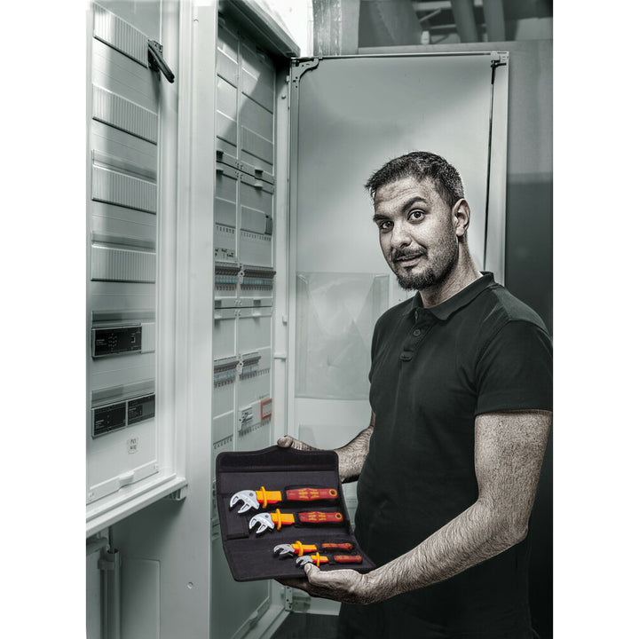 Wera 6004 Joker VDE 4 Set 1 VDE-insulated self-setting spanner set, 4 pieces