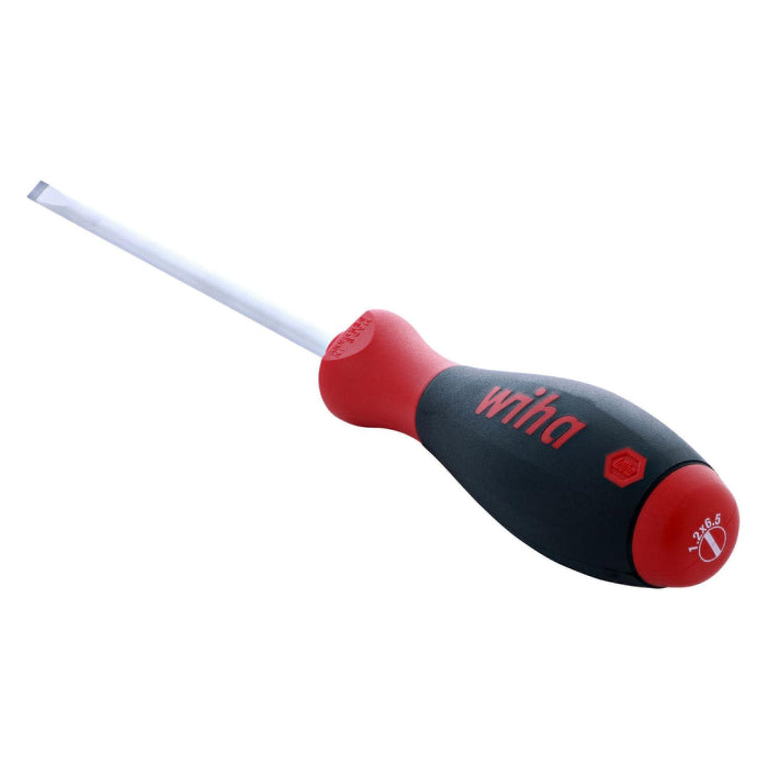 Wiha Tools 30225 SoftFinish Slotted Screwdriver, 6.5 mm x 150 mm