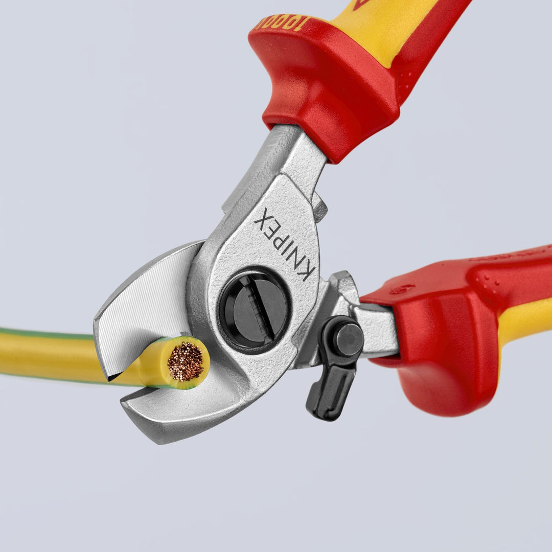 Knipex 95 26 165 6 1/2" Cable Shears-1000V Insulated
