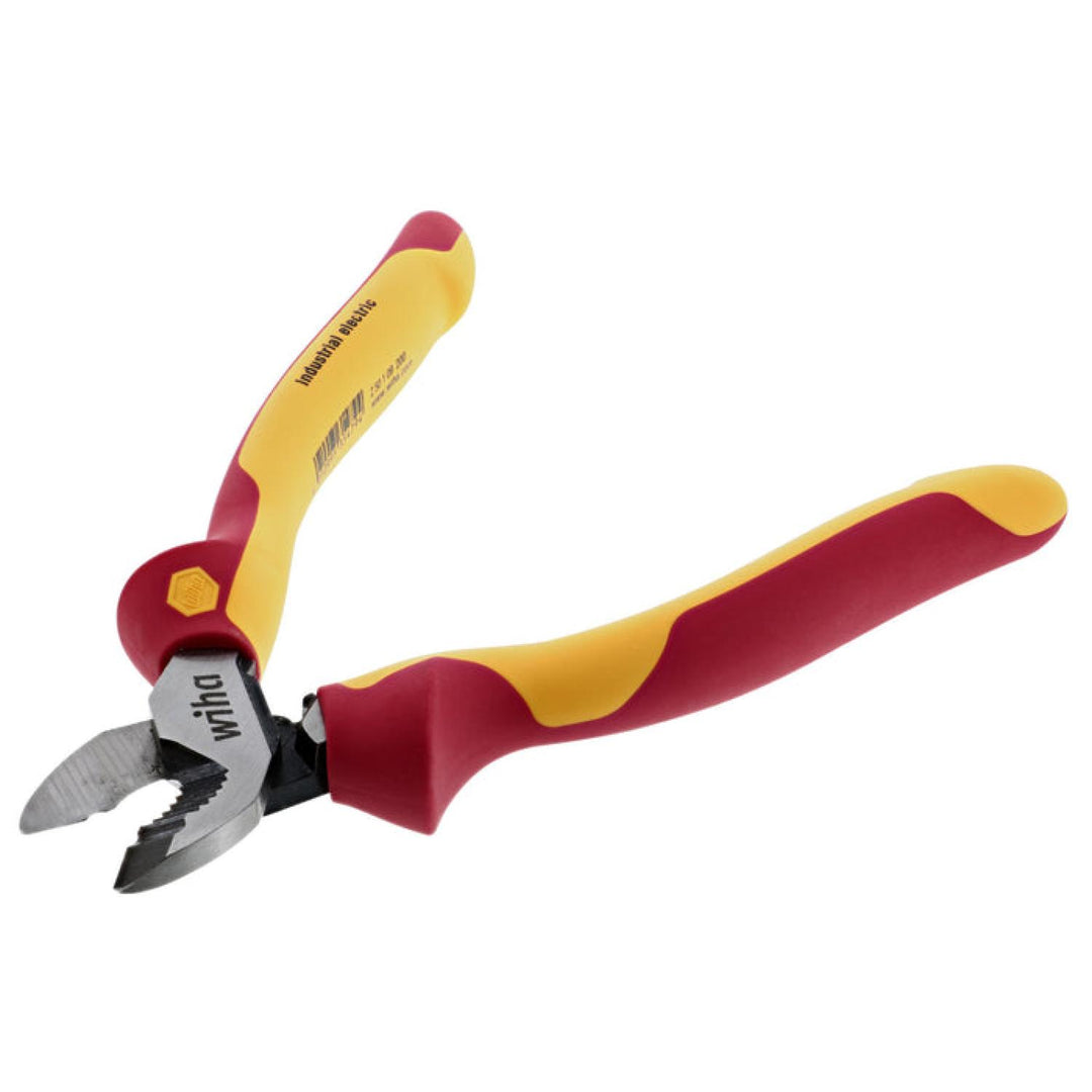 Wiha Tools 32927 Insulated Industrial Serrated Edge Cable Cutters 8"