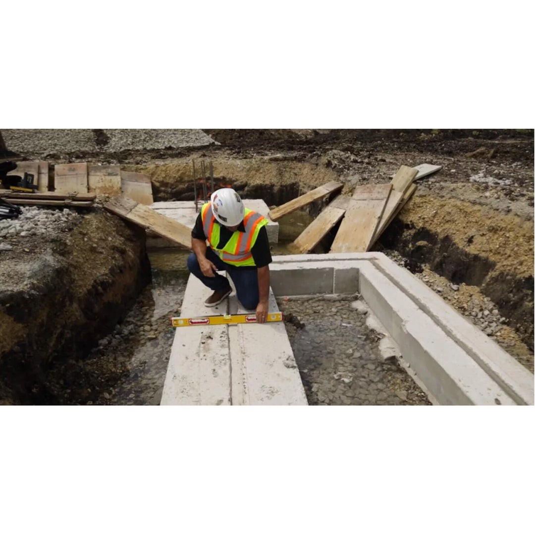 Stabila 37872 Spirit levels, Type 196 72"/32" Concrete Set