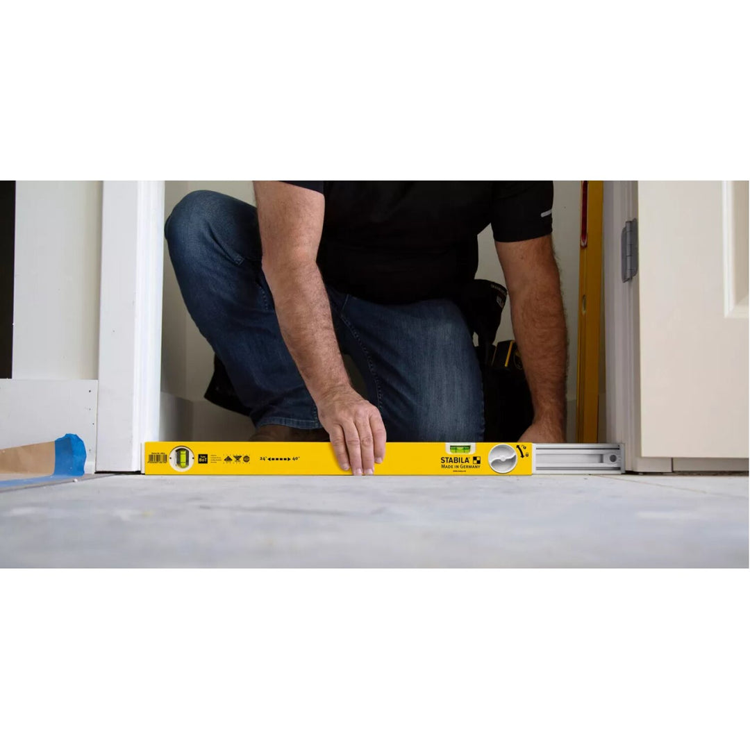 Stabila 37540 Spirit levels, 78" Type 196 Jamber Set w/ 24"-40" Type 80 T