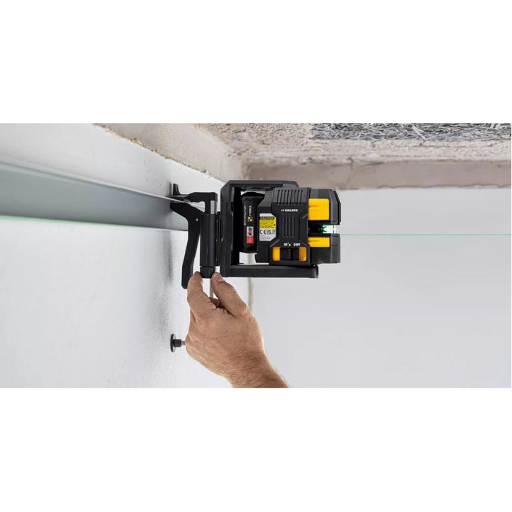 Stabila 03520 Cross-line laser LAX 500 G, 12 V system, 7-piece set, with rechargeable battery and charger