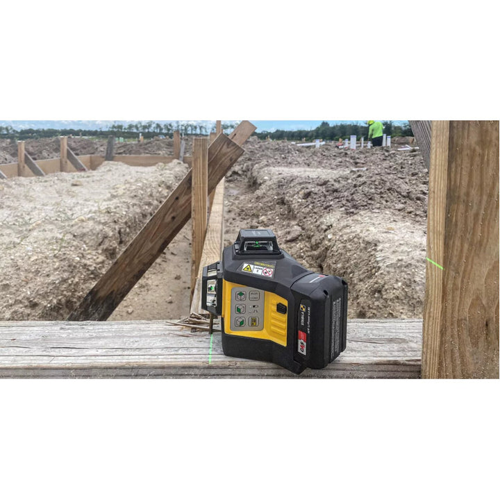 Stabila 03410 Multi-line laser LAX 600 G, 12 V system, 5-piece set, without battery and charger