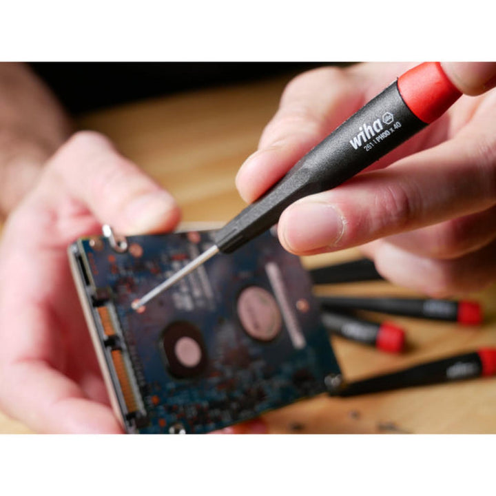 Wiha Tools 26197 Precision Slotted and Phillips Screwdriver Set, 7 Pc.