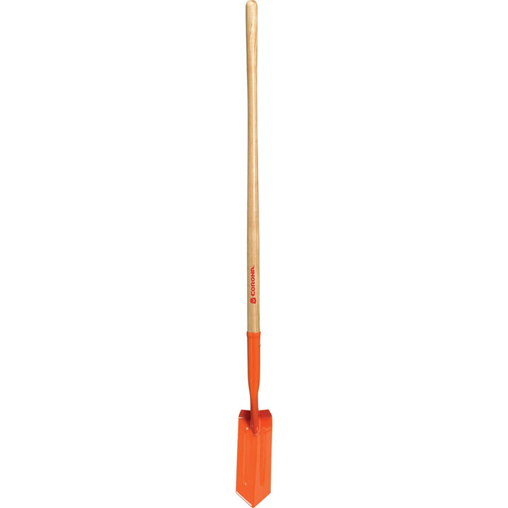 Corona SS 64104 Trench Shovel, 35 degree, 4 in. Head, Ash Hardwood Handle