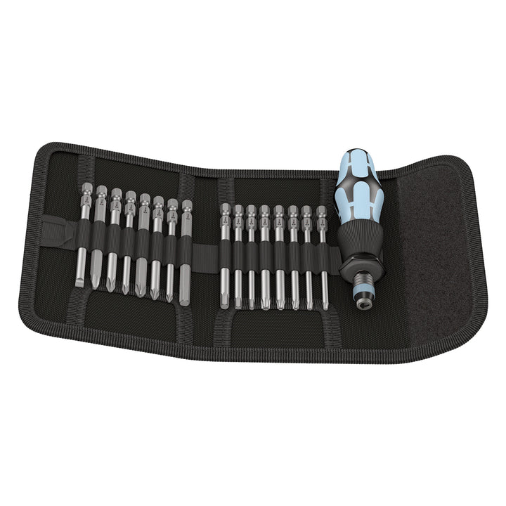 Wera Kraftform Kompakt 60, stainless, 17 pieces