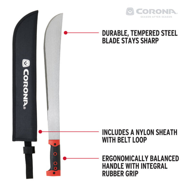 Corona MA13161  Machete w/Nylon Sheath