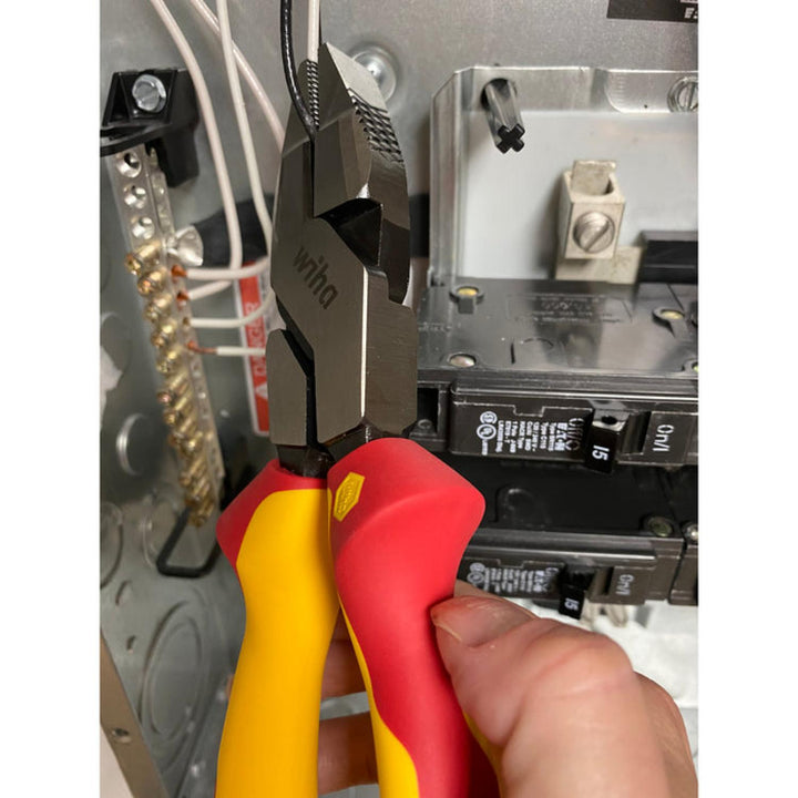 Wiha Tools 32938 Insulated High Leverage NE Lineman's Pliers 9.5"