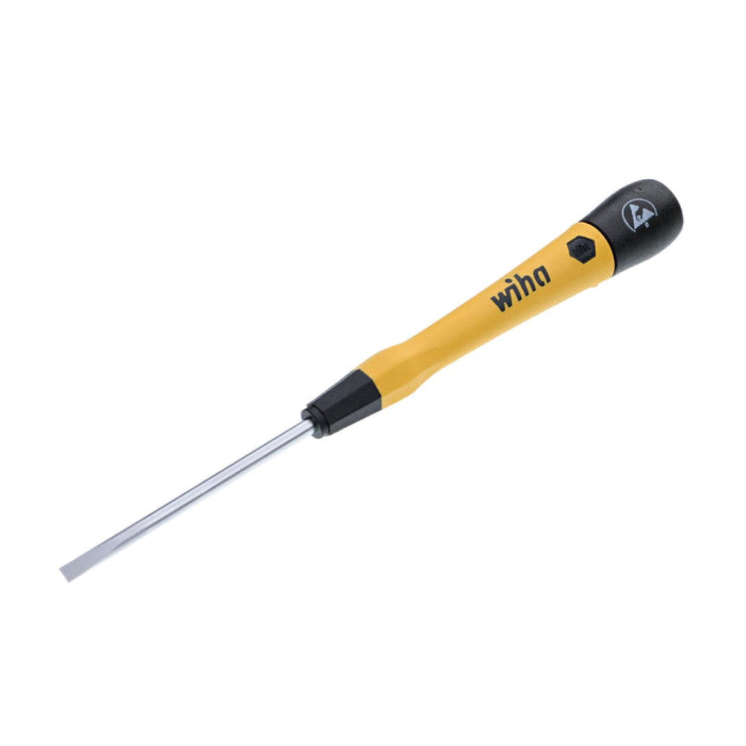 Wiha 27280 ESD Safe PicoFinish Precision Screwdriver - Slotted 3.5mm x 60mm