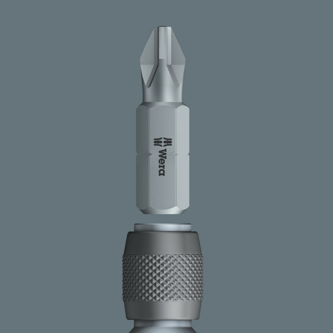 Wera 784 A 1/4" Adaptor with quick-release chuck, 1/4" x 30 mm