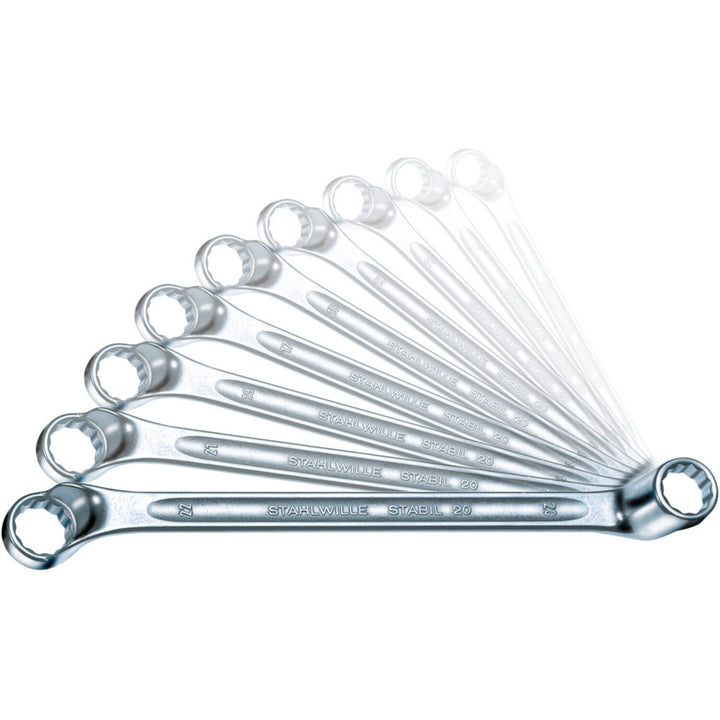 Stahlwille 96414402 20a/6 Double ended ring Spanner Set
