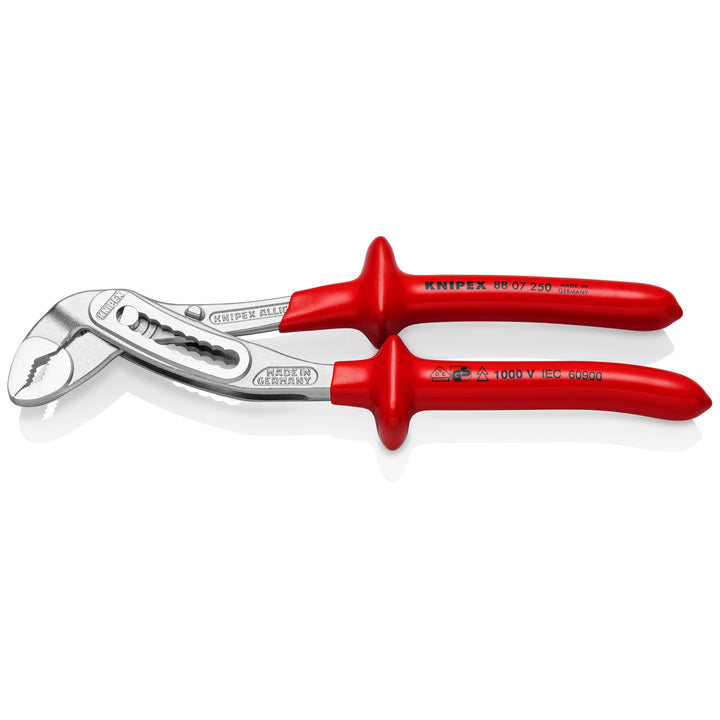 Knipex 88 07 250 10" Alligator® Water Pump Pliers-1000V Insulated