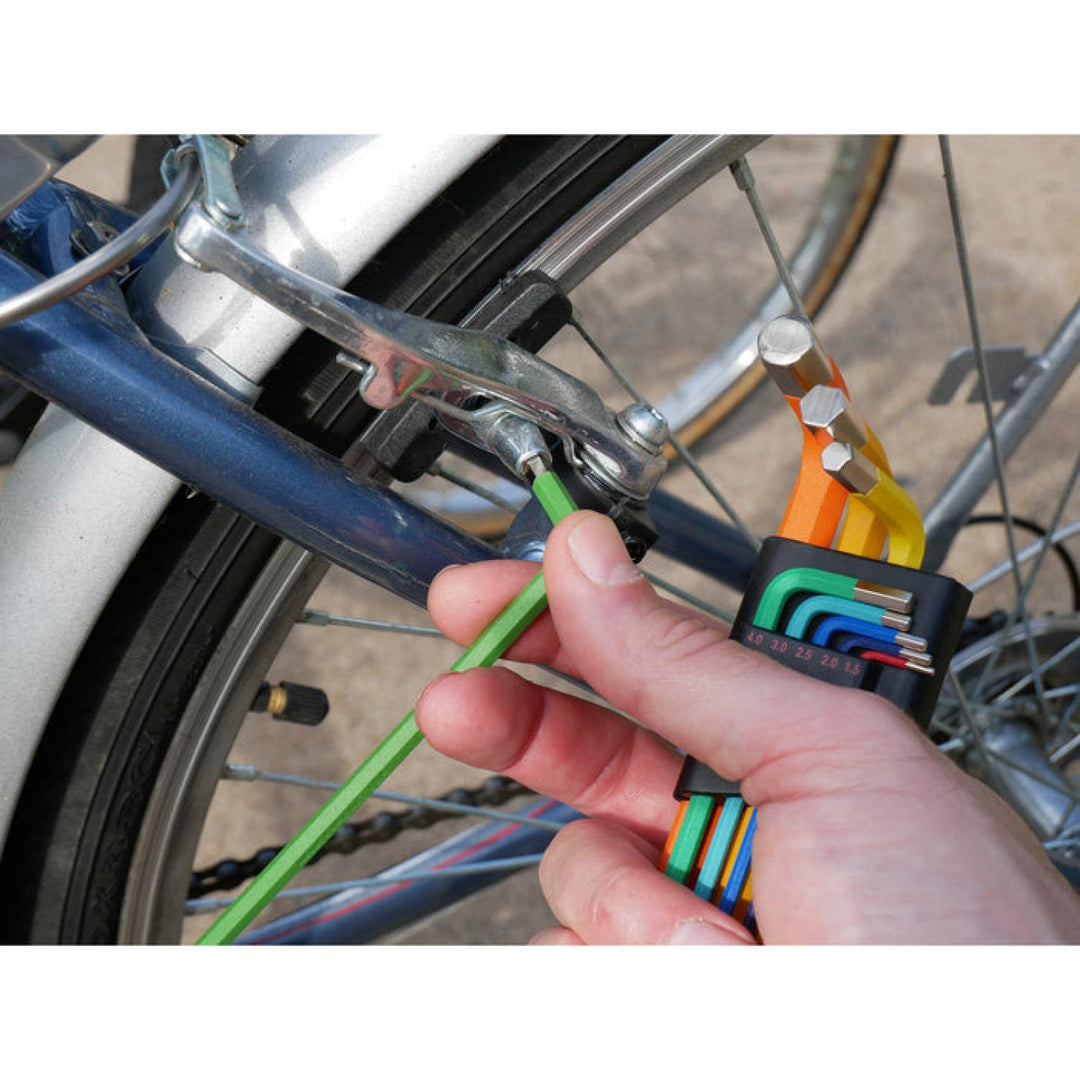 Wiha Tools 66981 Ball End Color Coded Inch Hex L-Key Set, 13