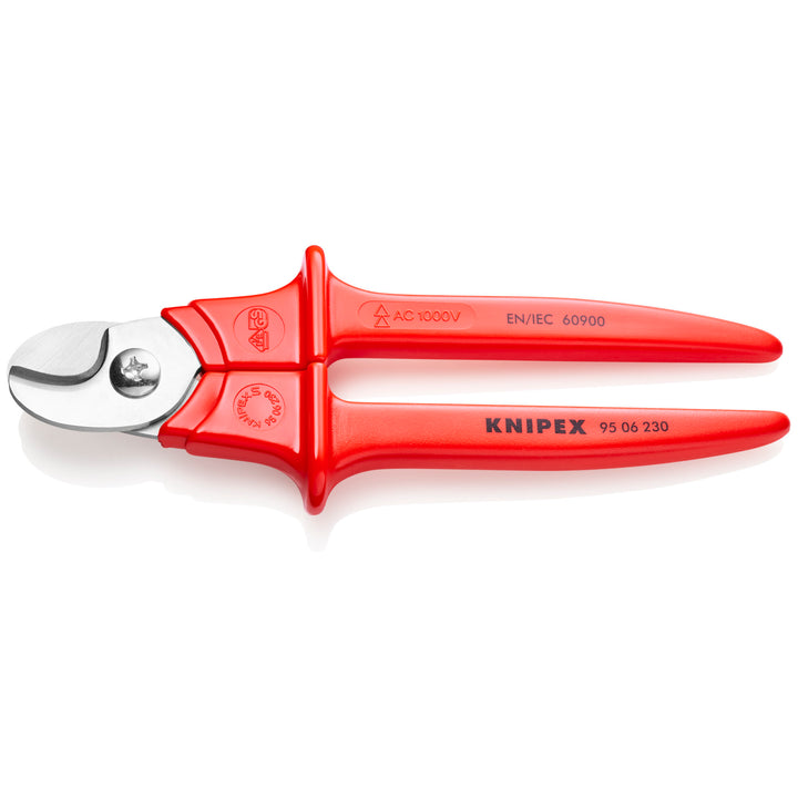 Knipex 95 06 230 9" Cable Shears-1000V Insulated