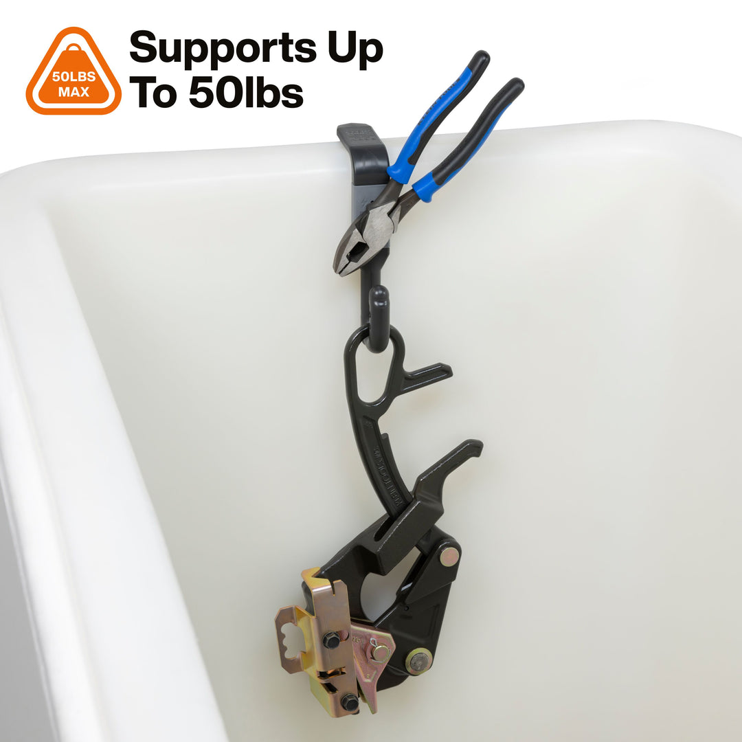 Klein Tools BC311M Magnetic Utility Bucket S-Hook, 2-Inch
