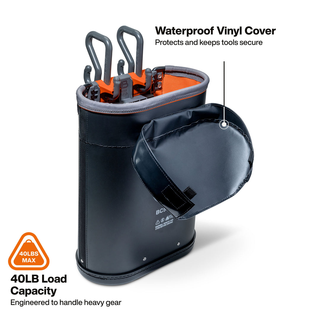 Klein Tools BC530S Deep Oval Bucket, S-Hook