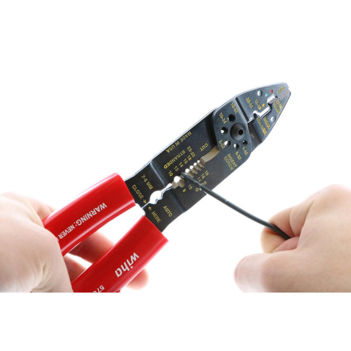 Wiha Tools 57812 Wire Stripper Pliers / Cutters, 8.5"