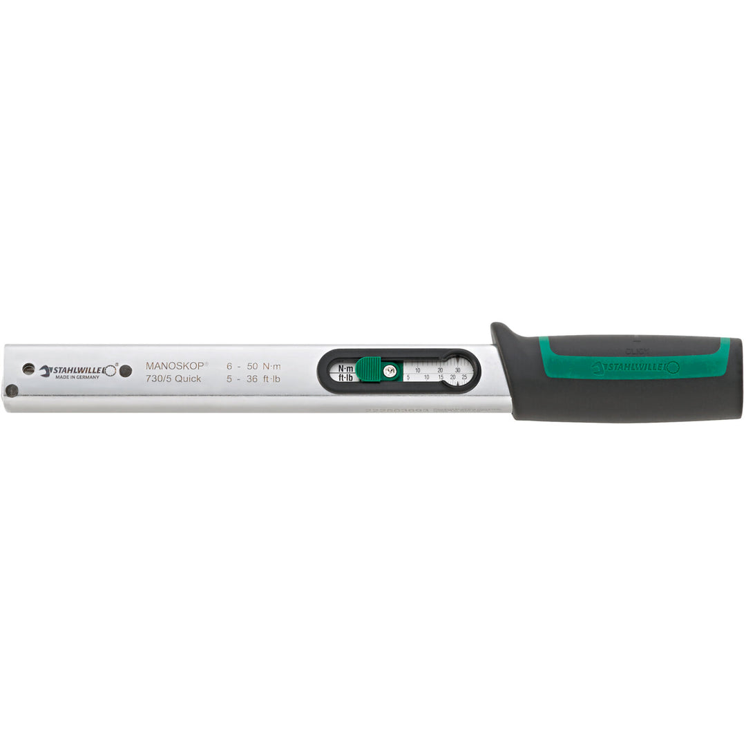 Stahlwille 50184005 730 Quick Basic Wrench, Size 5; 6 - 50 Nm, 9 x 12 mm