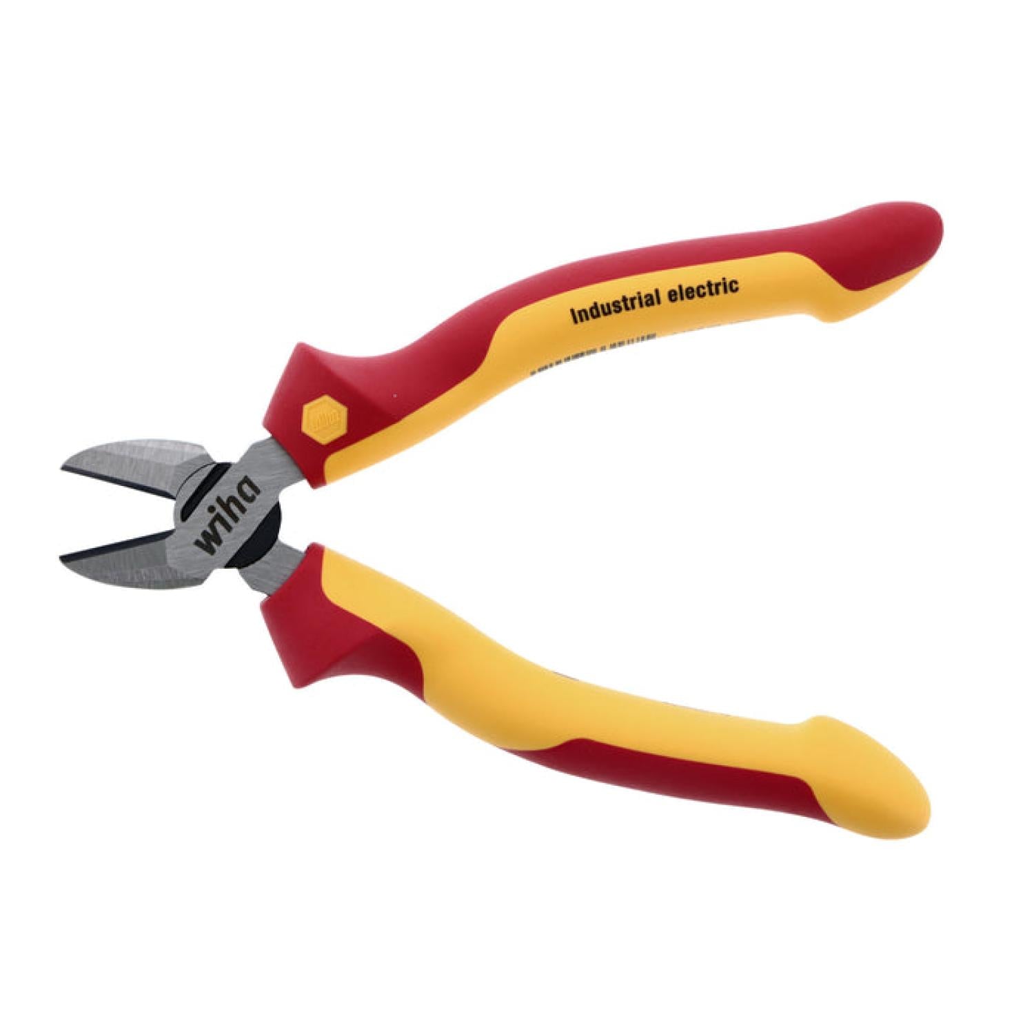 Wiha Tools 32933 Insulated Industrial Diagonal Cutter, 6.3