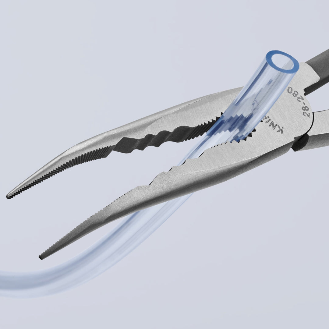 Knipex 28 81 280 SBA 11" Extra Long Needle-Nose 45° Angled Pliers