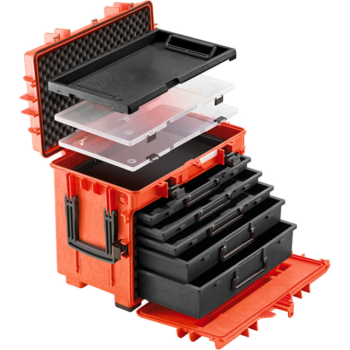 Stahlwille 81091304 13217 Tool Trolley, luminous red