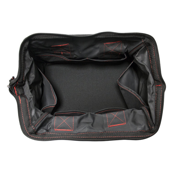 Platinum Tools 4006 Tool Bag, Big Mouth with 6 Pockets