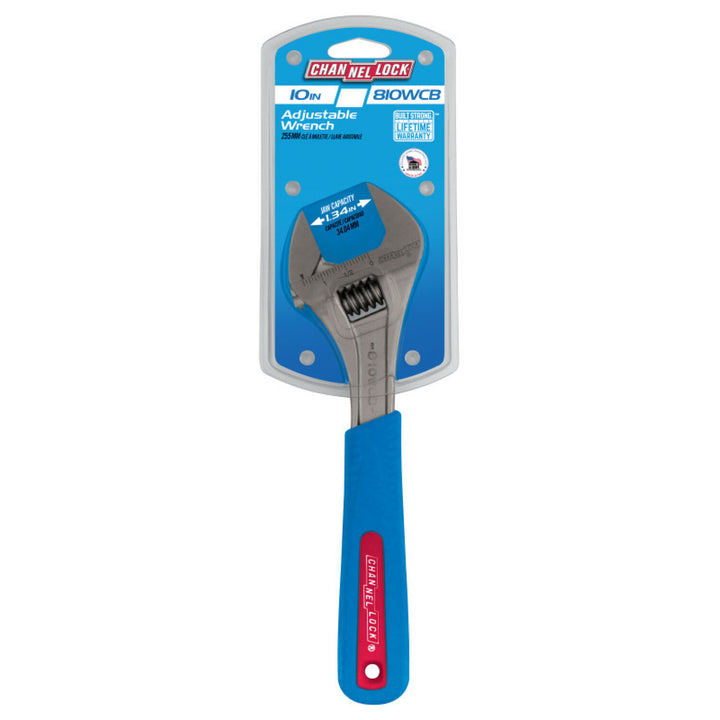 Channellock 810WCB 10-inch Code Blue Adjustable Wrench