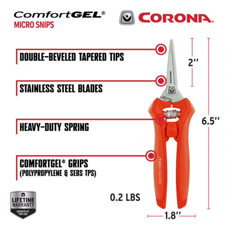 Corona FS 3214D  ComfortGEL® Micro Snips