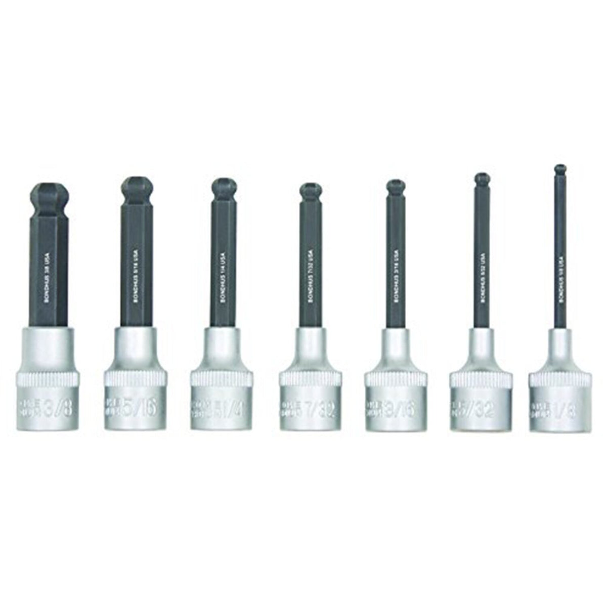Bondhus 23445 ProHold Socket Hex Bits Set, 2